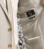 Slim Fit Tan Solid Suit sold by Tip Top