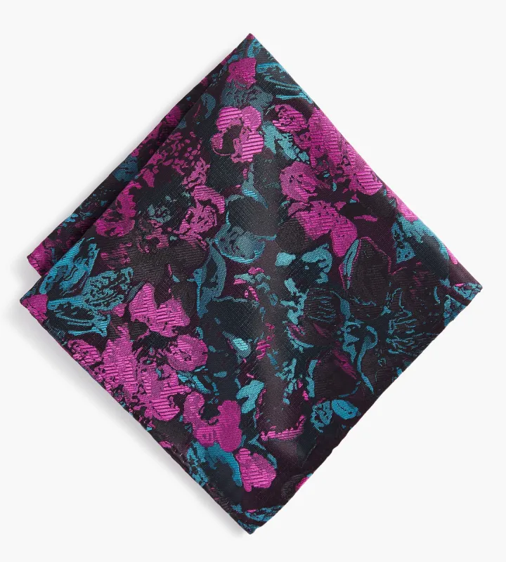 Floral Jacquard Pocket Square sold by Tip Top