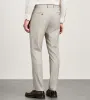 Slim Fit Tan Solid Suit Pants sold by Tip Top