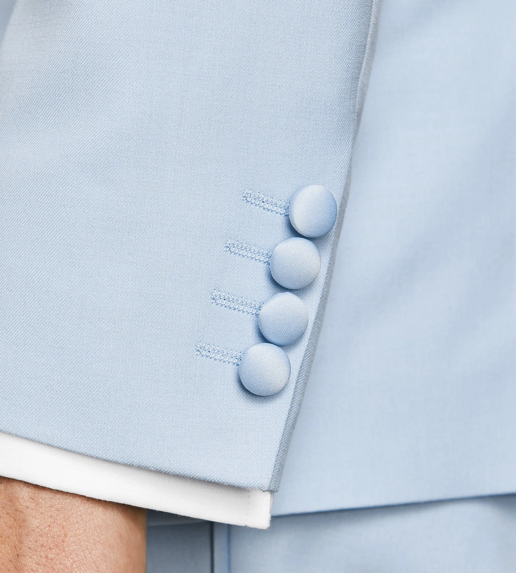 Slim Fit Light Blue Solid Tuxedo sold by Tip Top product image thumbnail 3