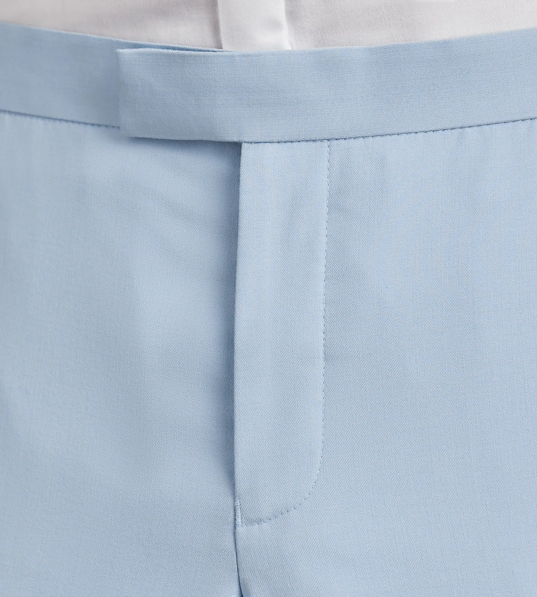 Slim Fit Light Blue Solid Tuxedo Pants sold by Tip Top product image thumbnail 2