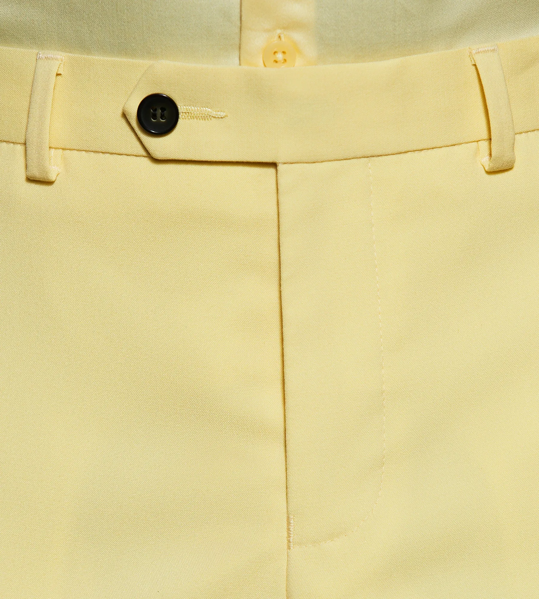 Slim Fit Bright Yellow Solid Suit Pants sold by Tip Top product image thumbnail 2