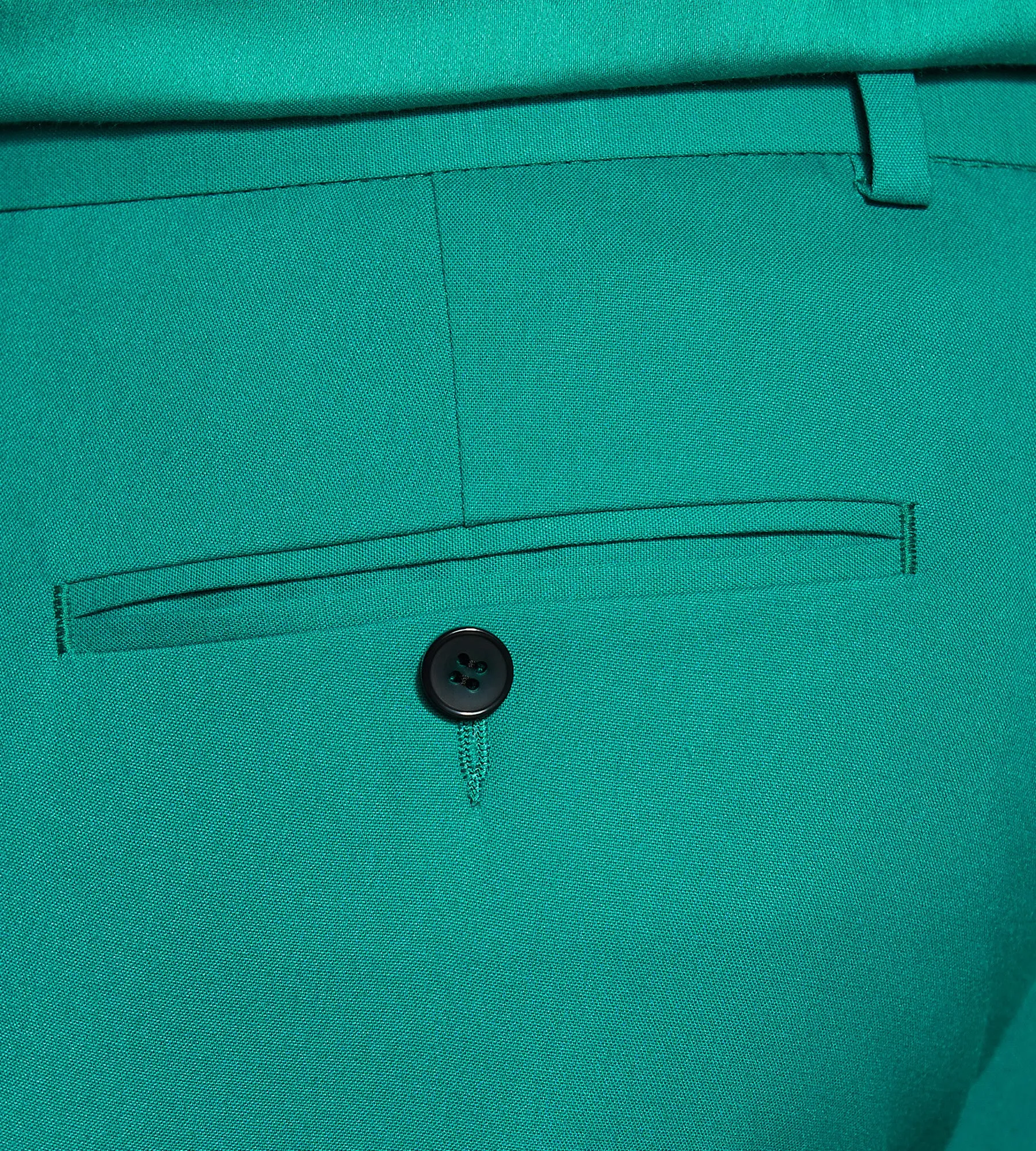 Slim Fit Bright Green Solid Suit Pants sold by Tip Top product image thumbnail 3