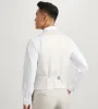Off White Solid Suit Vest sold by Tip Top