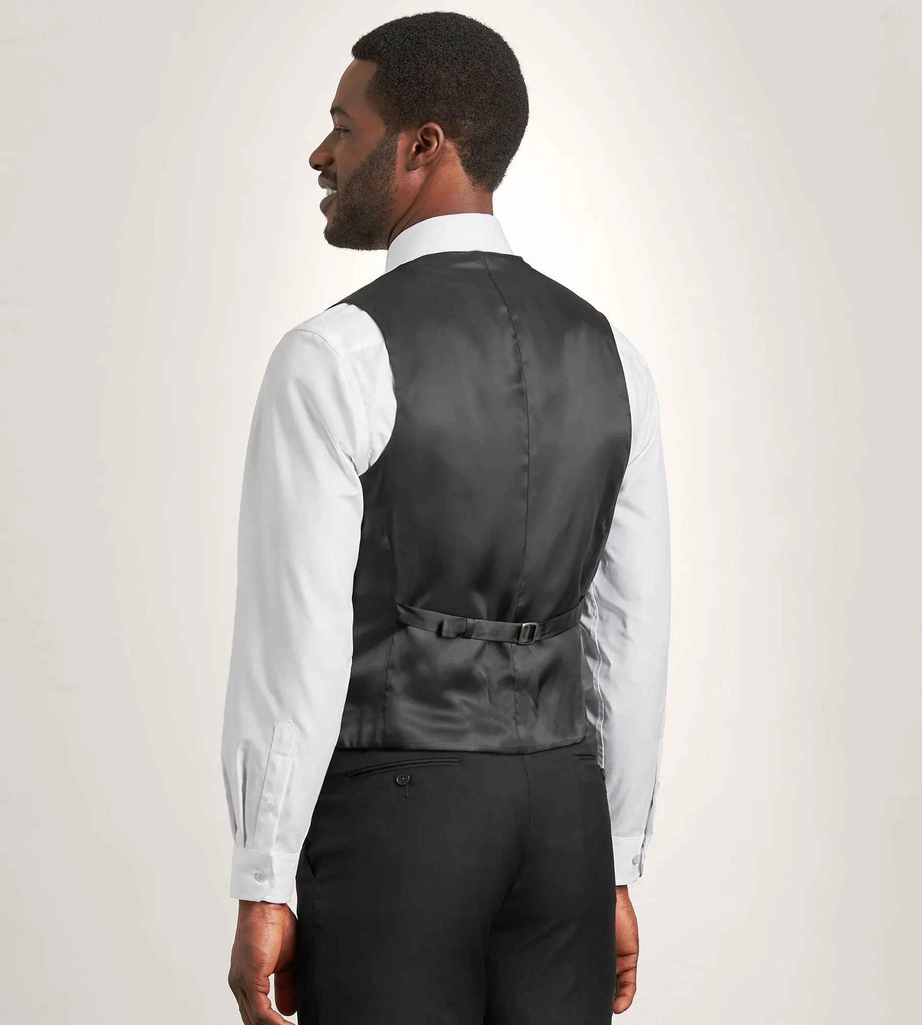 Modern Fit Wool Suit Vest sold by Tip Top product image thumbnail 3