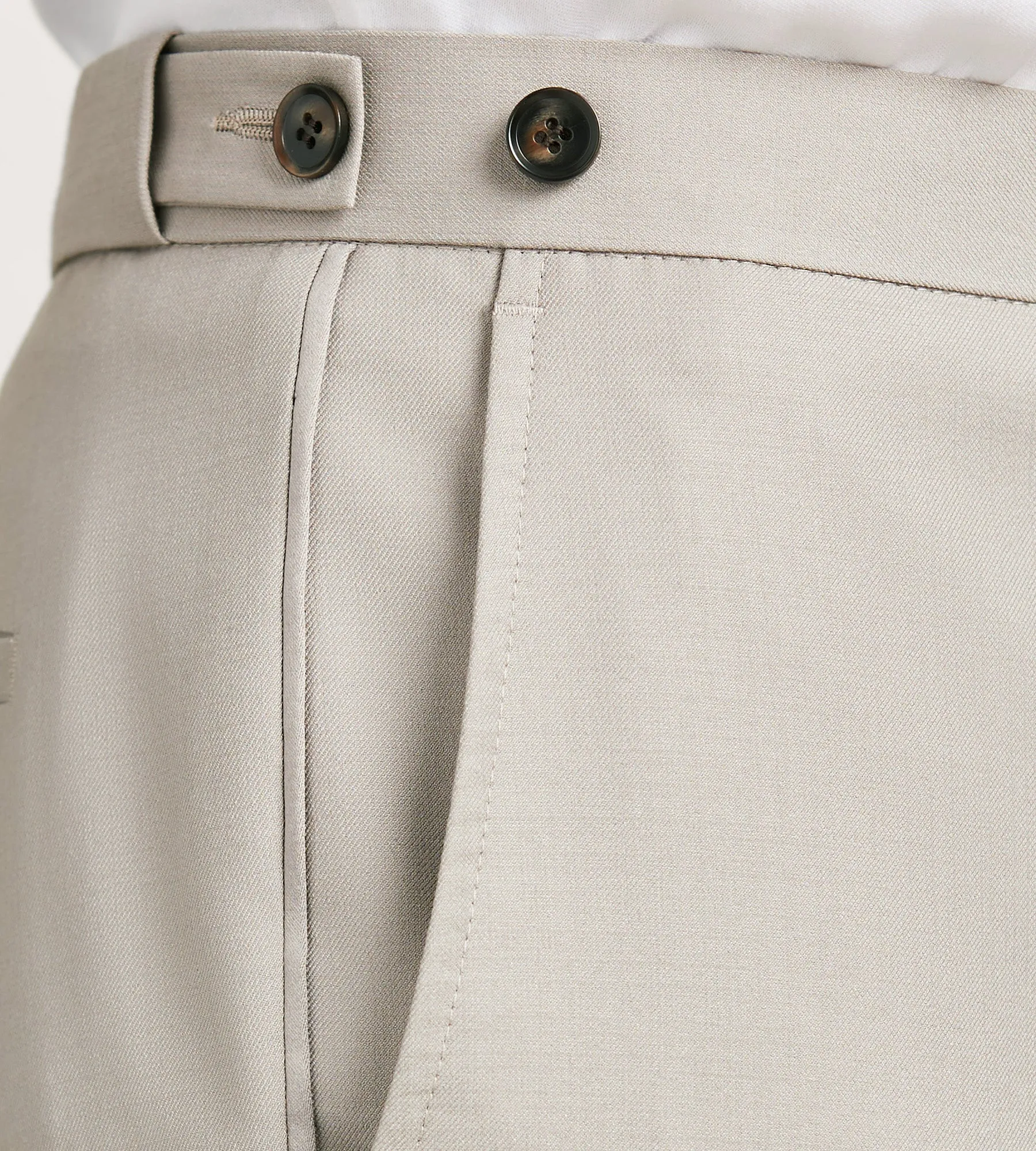 Slim Fit Tan Solid Tuxedo Pants sold by Tip Top product image thumbnail 3