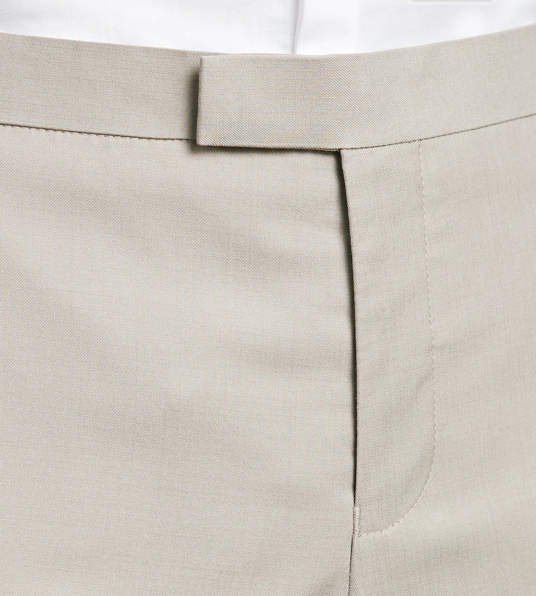 Slim Fit Tan Solid Tuxedo Pants sold by Tip Top product image thumbnail 2