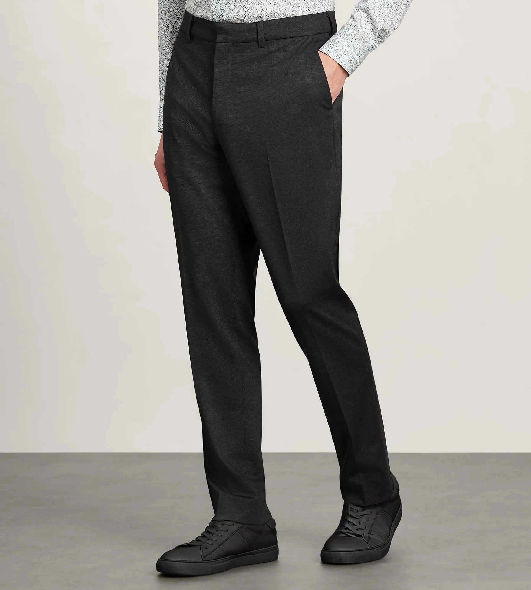 Modern Fit Knit Micro Check Print Dress Pant sold by Tip Top product image thumbnail 5