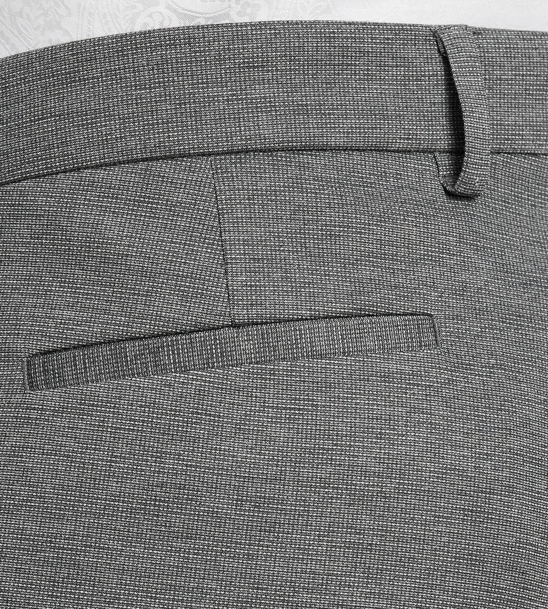 Modern Fit Knit Micro Check Print Dress Pant sold by Tip Top product image thumbnail 4