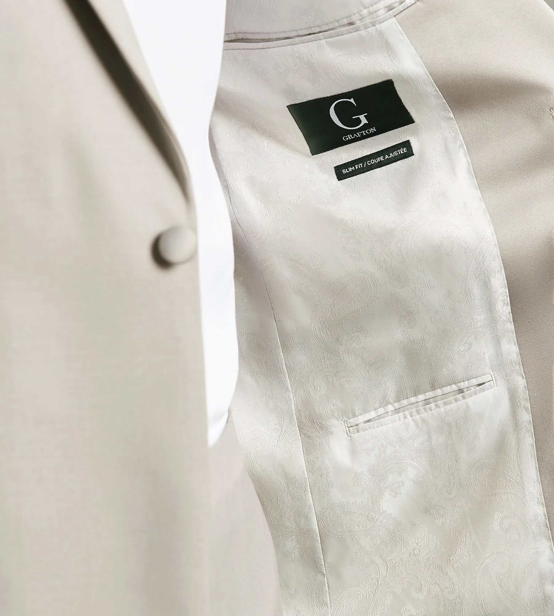 Modern Fit Tan Solid Tuxedo sold by Tip Top product image thumbnail 3