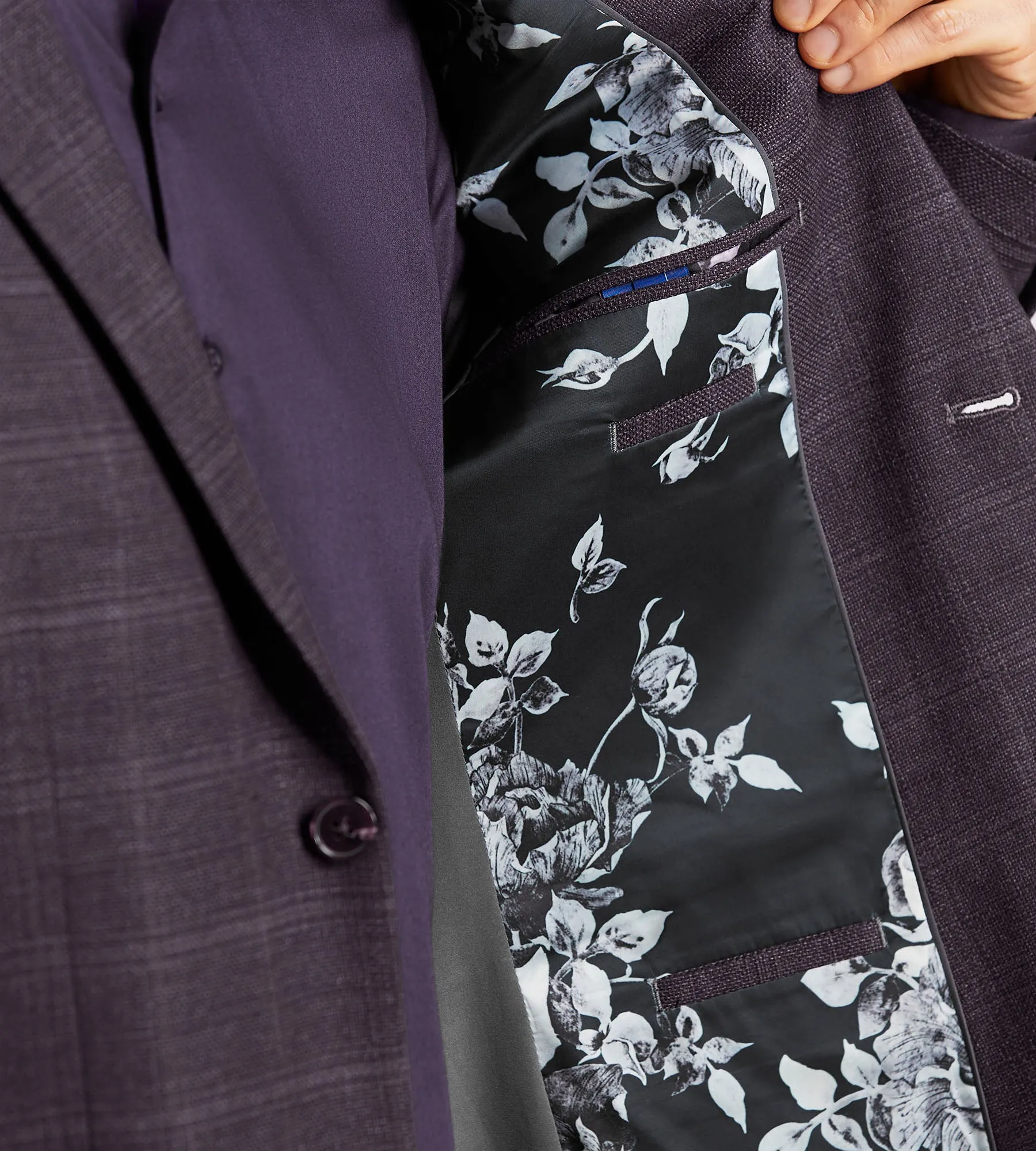 Modern Fit Woven Plaid Sport Jacket sold by Tip Top product image thumbnail 3