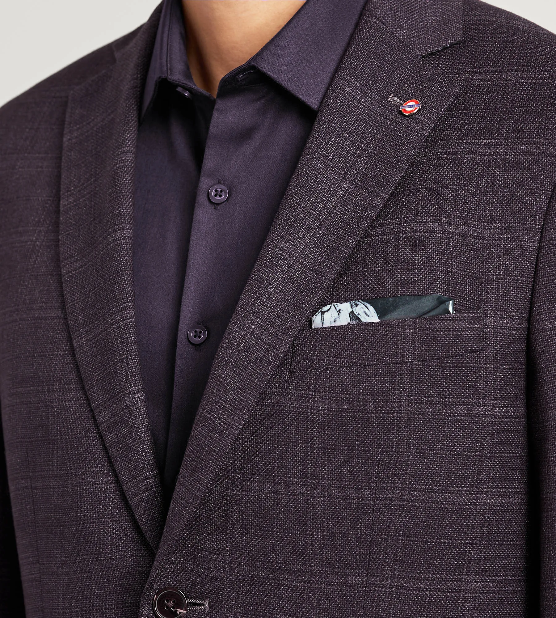 Modern Fit Woven Plaid Sport Jacket sold by Tip Top product image thumbnail 2