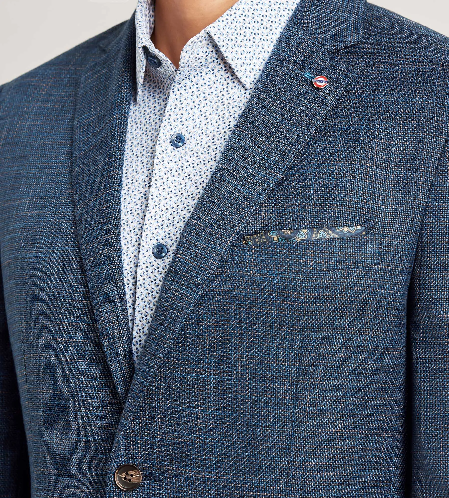 Modern Fit Woven Multi Neat Sport Jacket sold by Tip Top product image thumbnail 2