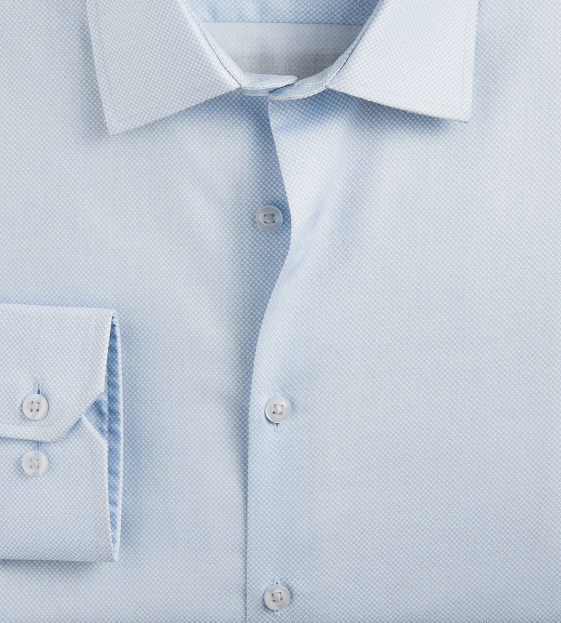 Slim Fit Non- Iron Printed Sateen Dress Shirt sold by Tip Top product image thumbnail 2