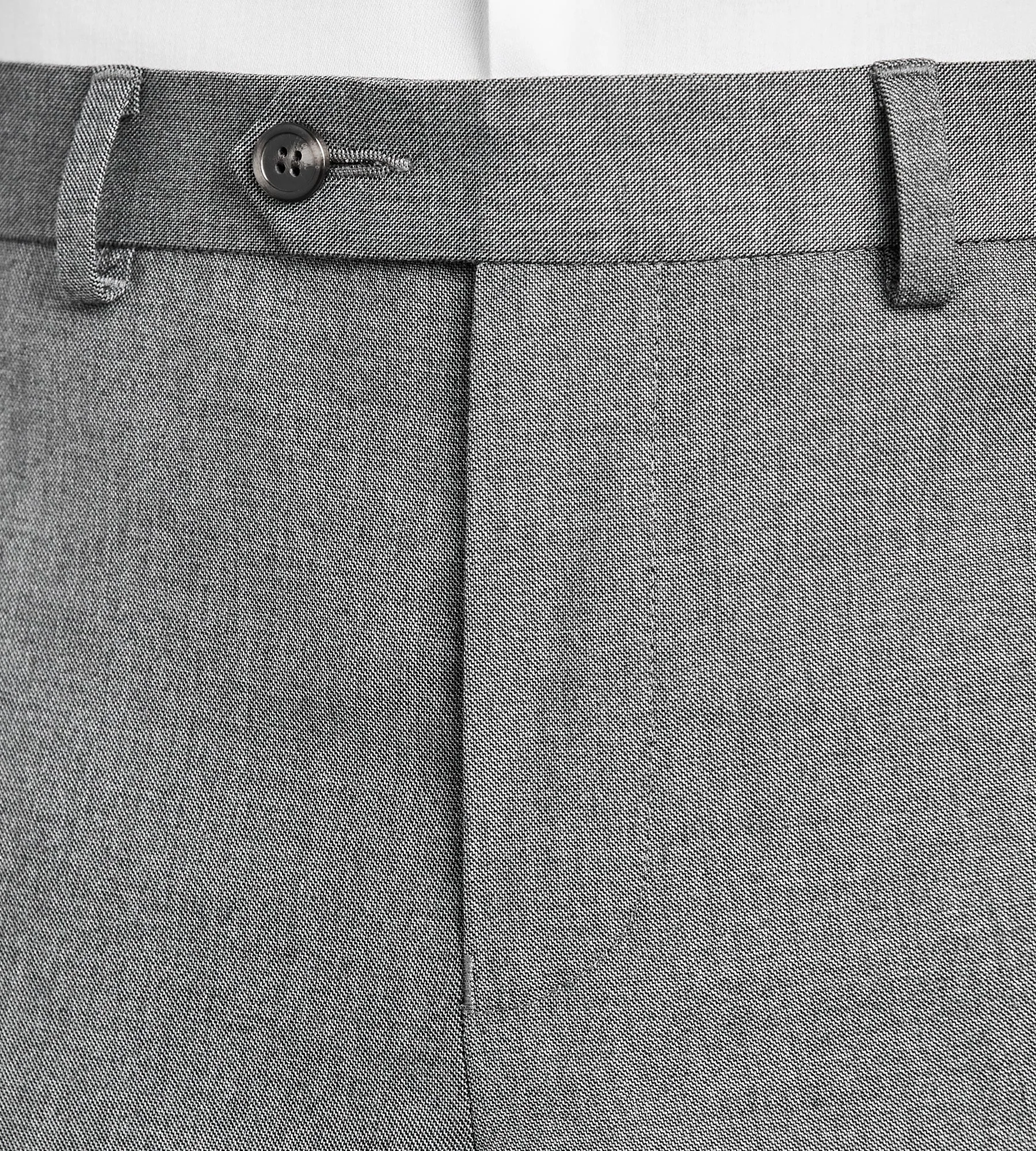 Slim Fit Grey Solid Suit Pant sold by Tip Top product image thumbnail 2