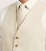 Wheat Solid Suit Vest sold by Tip Top