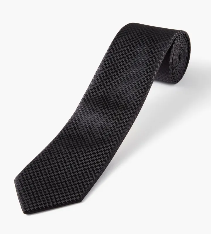 Tonal Houndsthooth Tie sold by Tip Top