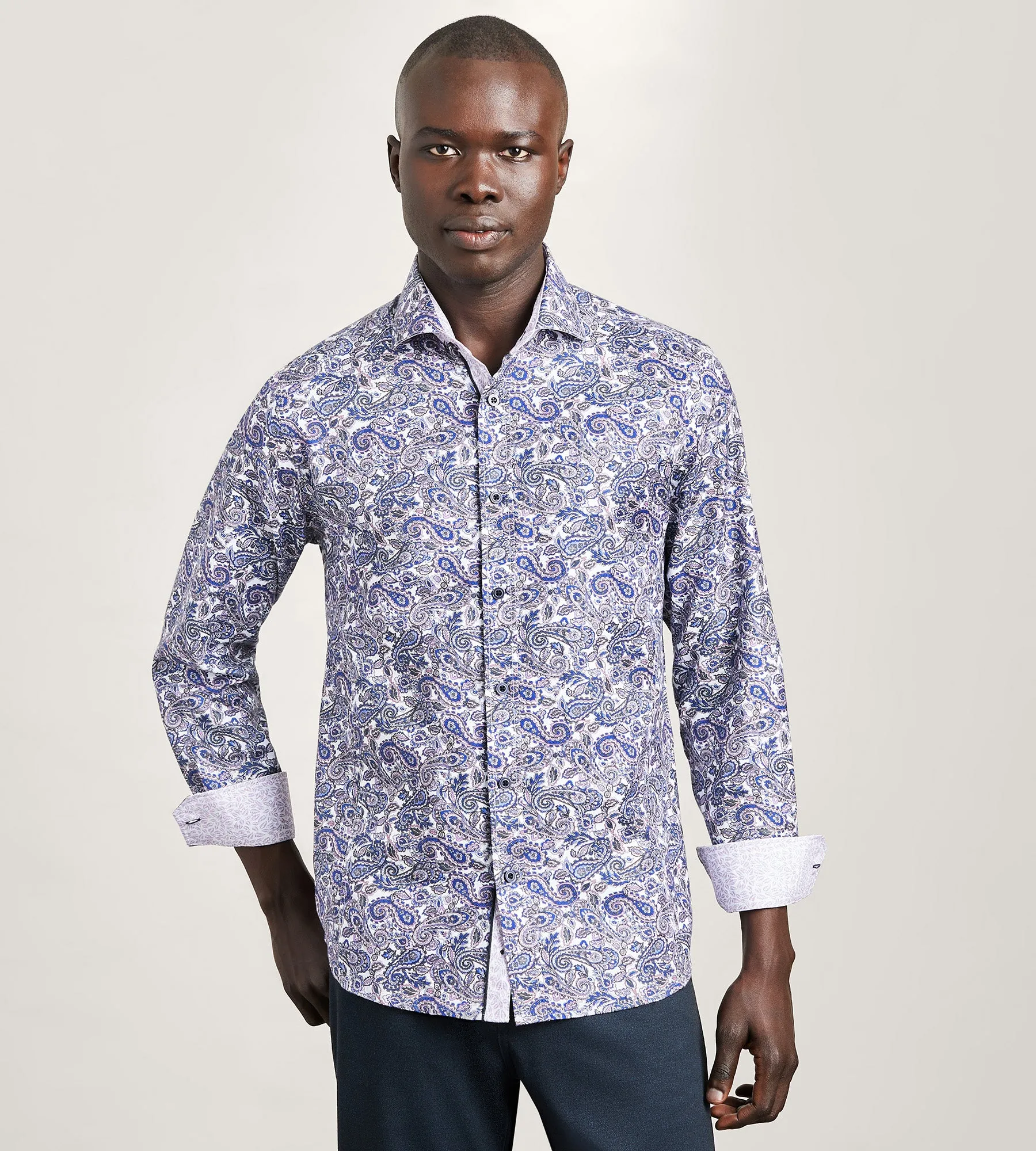 Long Sleeve Floral Print Casual Shirt sold by Tip Top