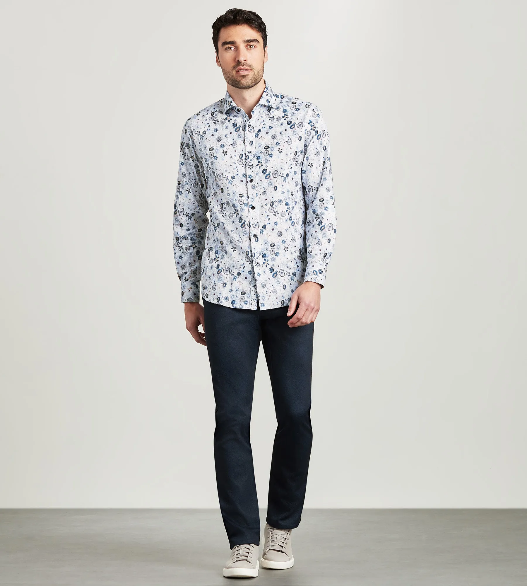 Long Sleeve Paisley Print Casual Shirt sold by Tip Top product image thumbnail 4