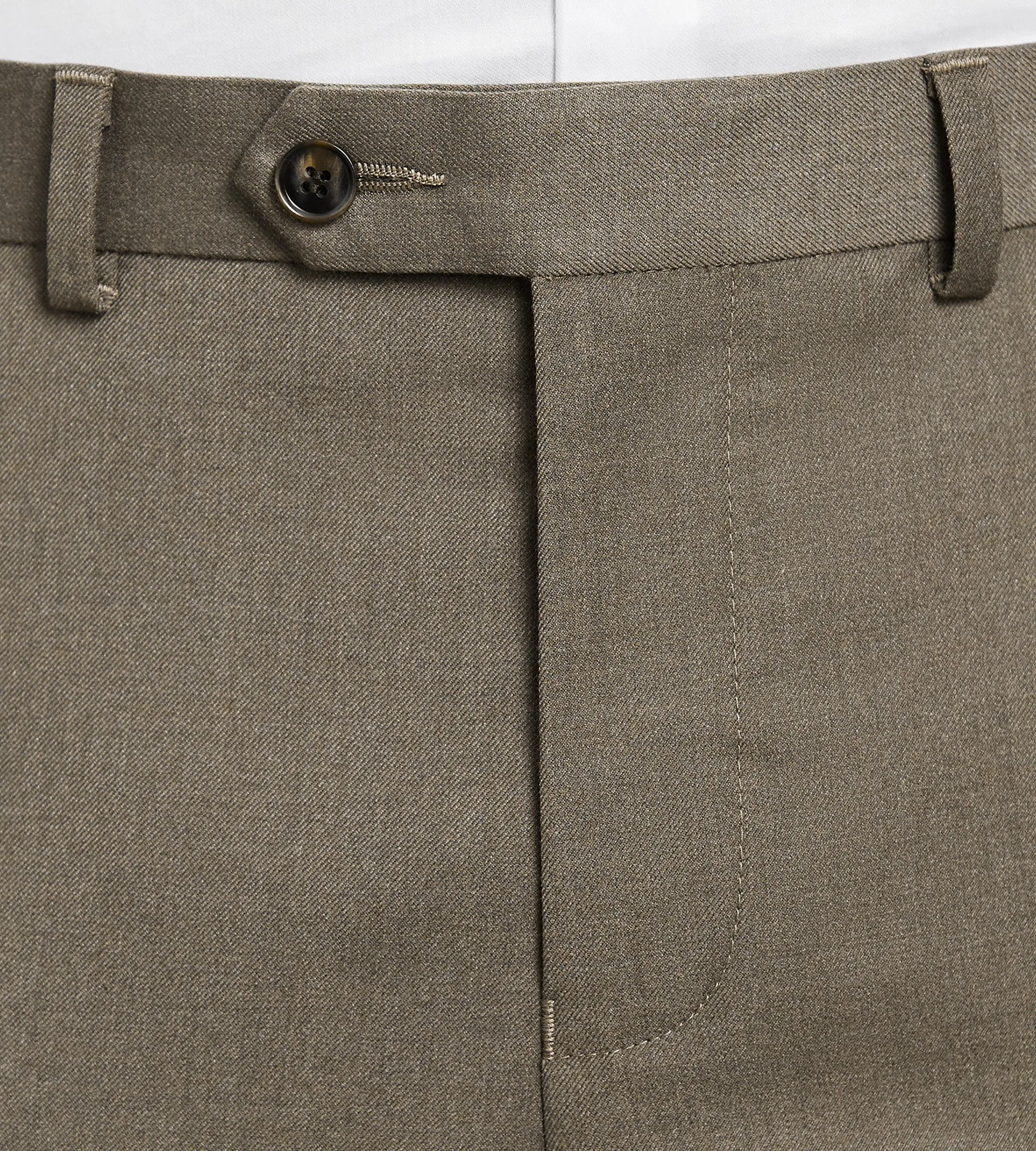 Slim Fit Brown Solid Suit Pants sold by Tip Top product image thumbnail 2