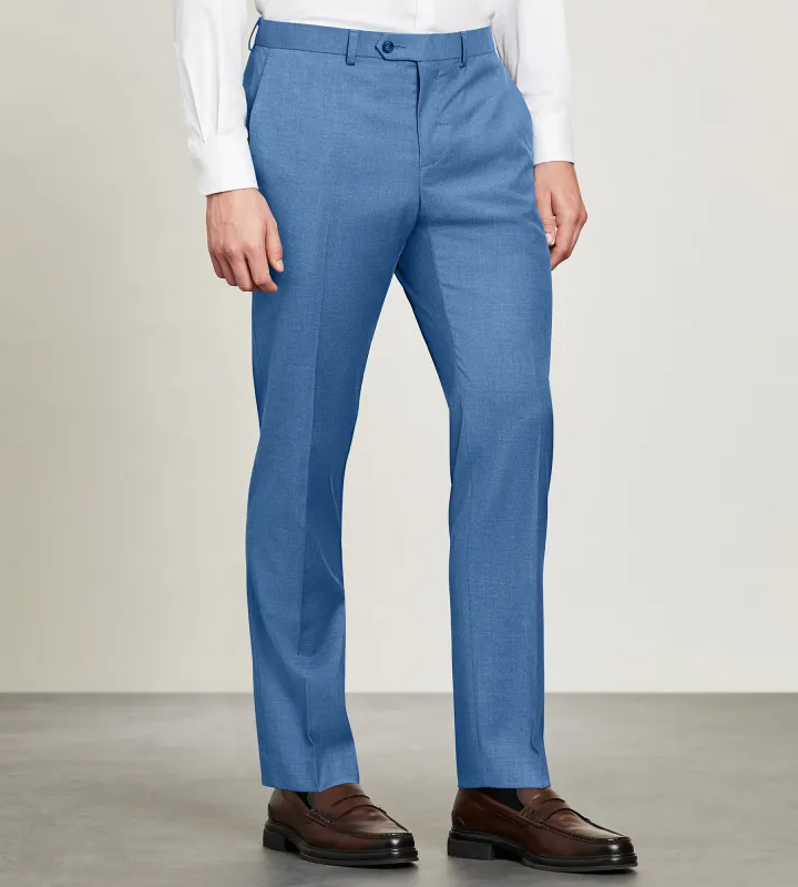 Slim Fit Denim Solid Suit Pants sold by Tip Top