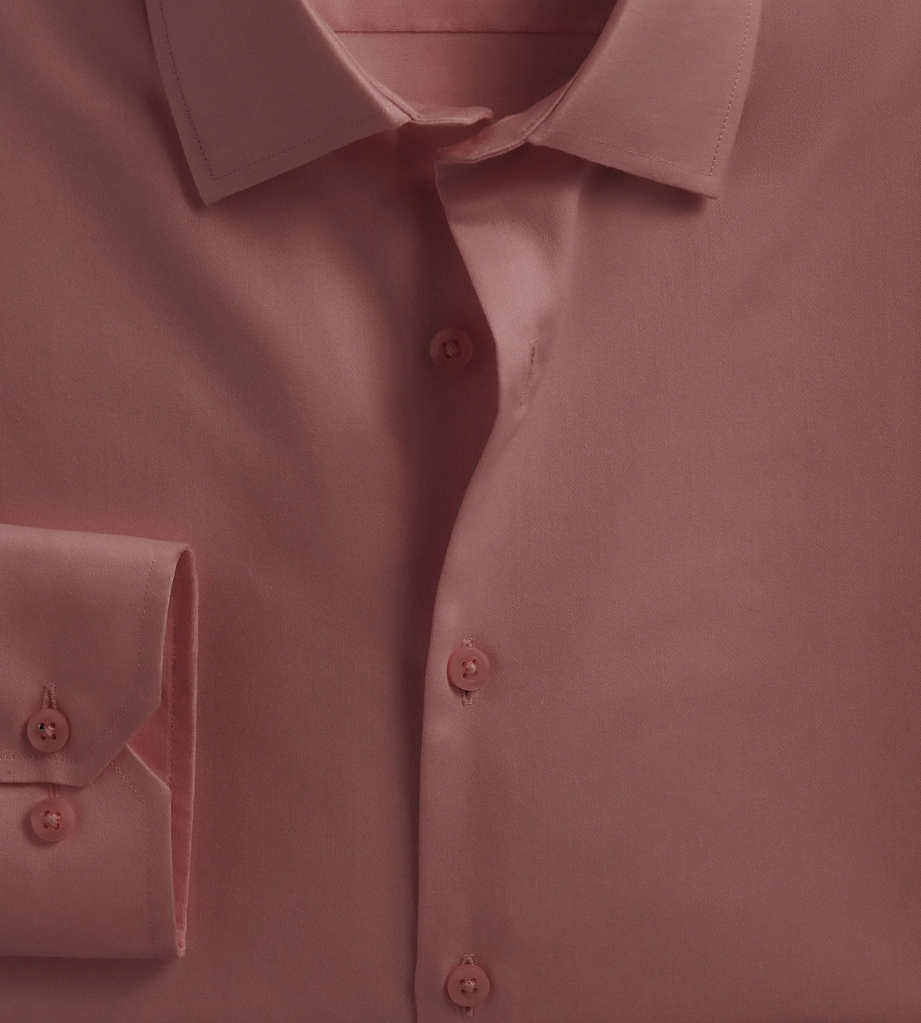 Slim Fit Non- Iron Sateen Dress Shirt sold by Tip Top product image thumbnail 2