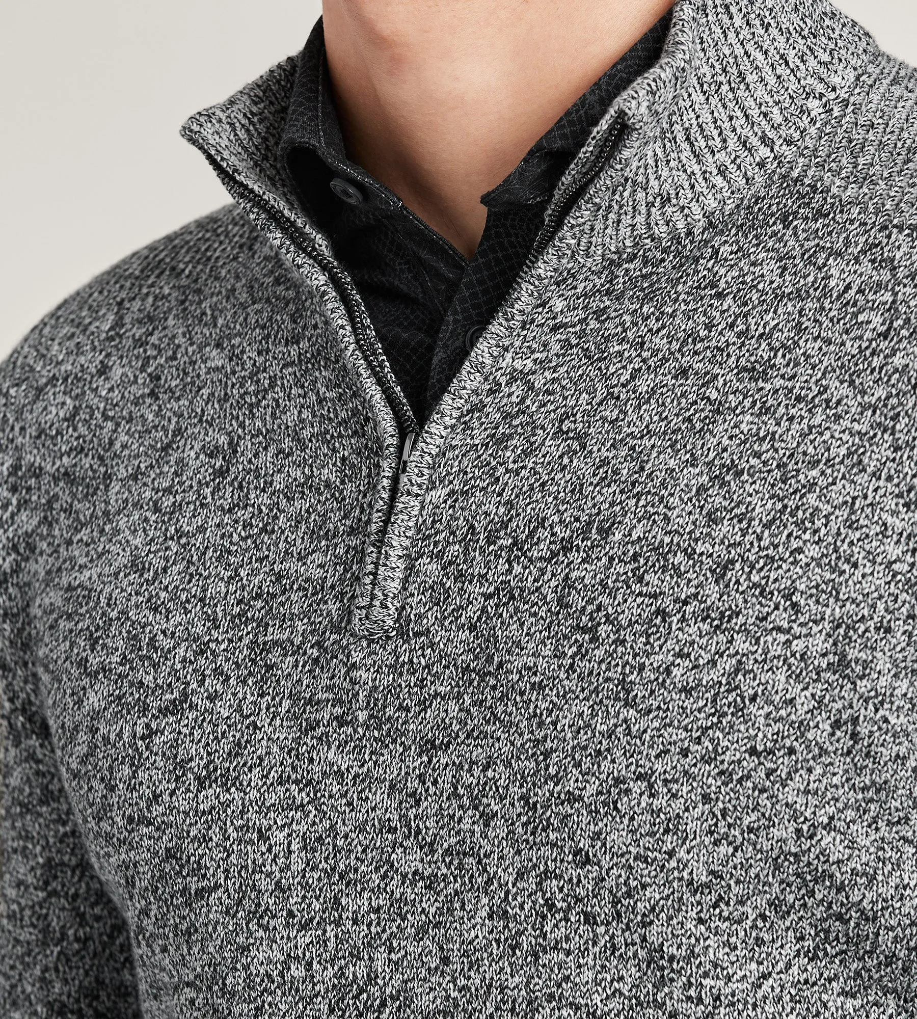 Long Sleeve 1/4 Zip Sweater sold by Tip Top product image thumbnail 5