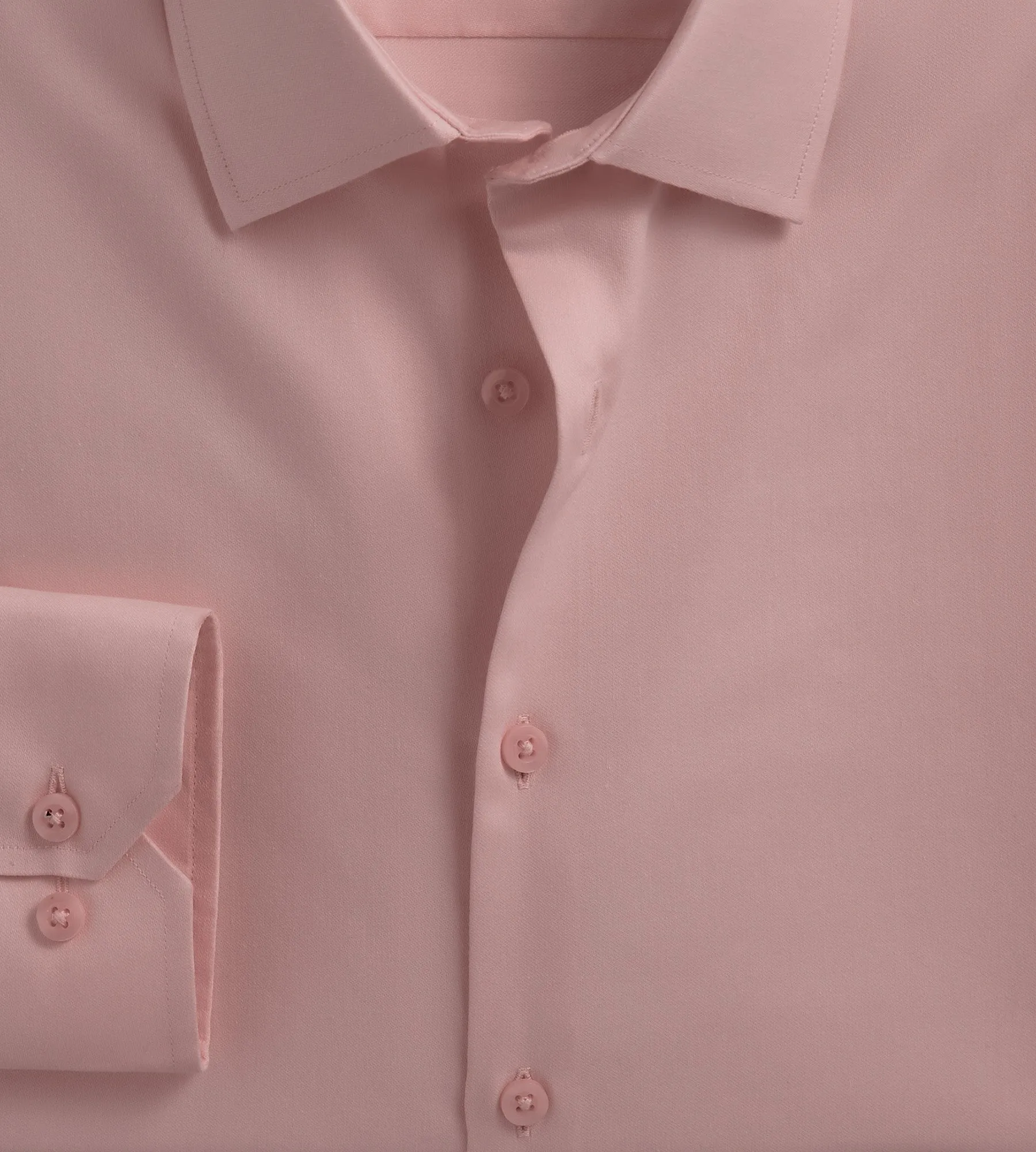 Slim Fit Non- Iron Sateen Dress Shirt sold by Tip Top product image thumbnail 2