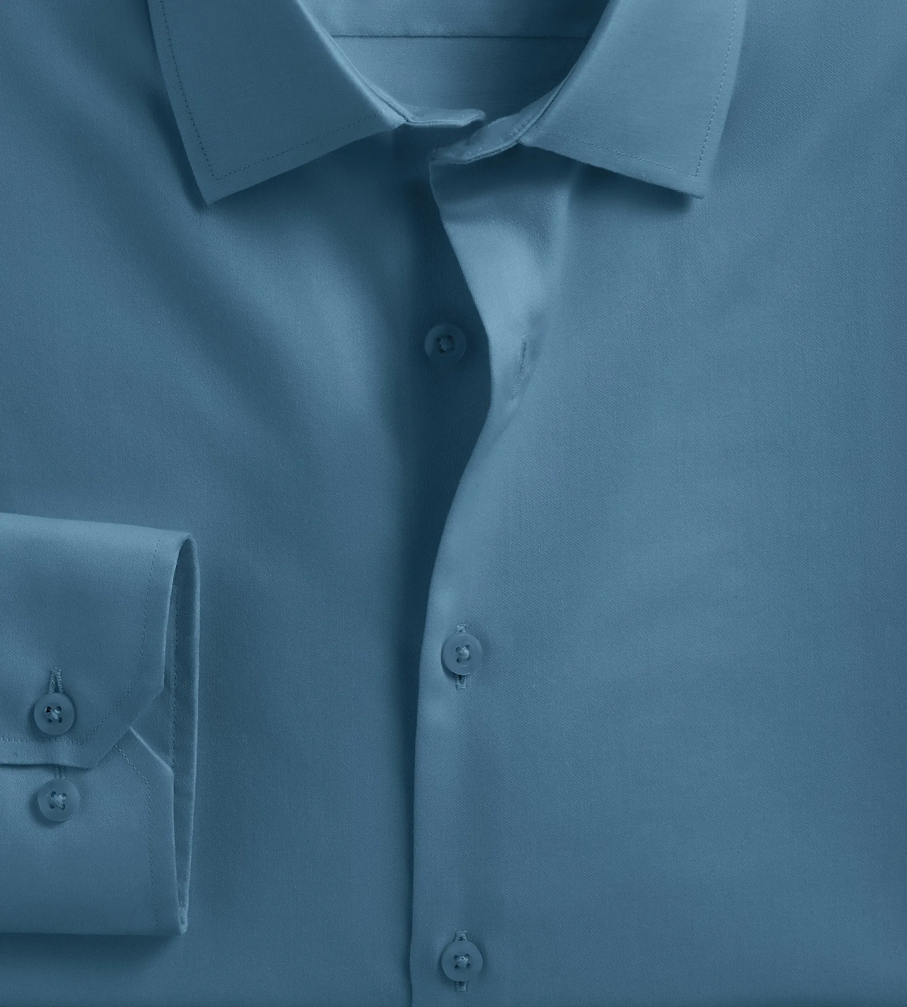 Modern Fit Non- Iron Sateen Dress Shirt sold by Tip Top product image thumbnail 2