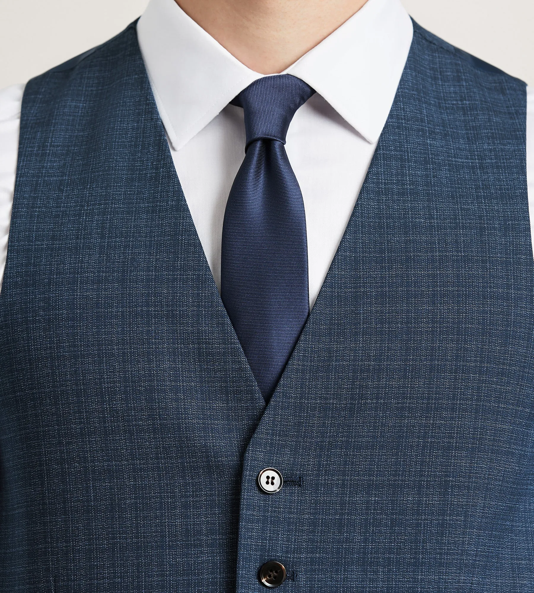 Blue Check Suit Vest sold by Tip Top product image thumbnail 2