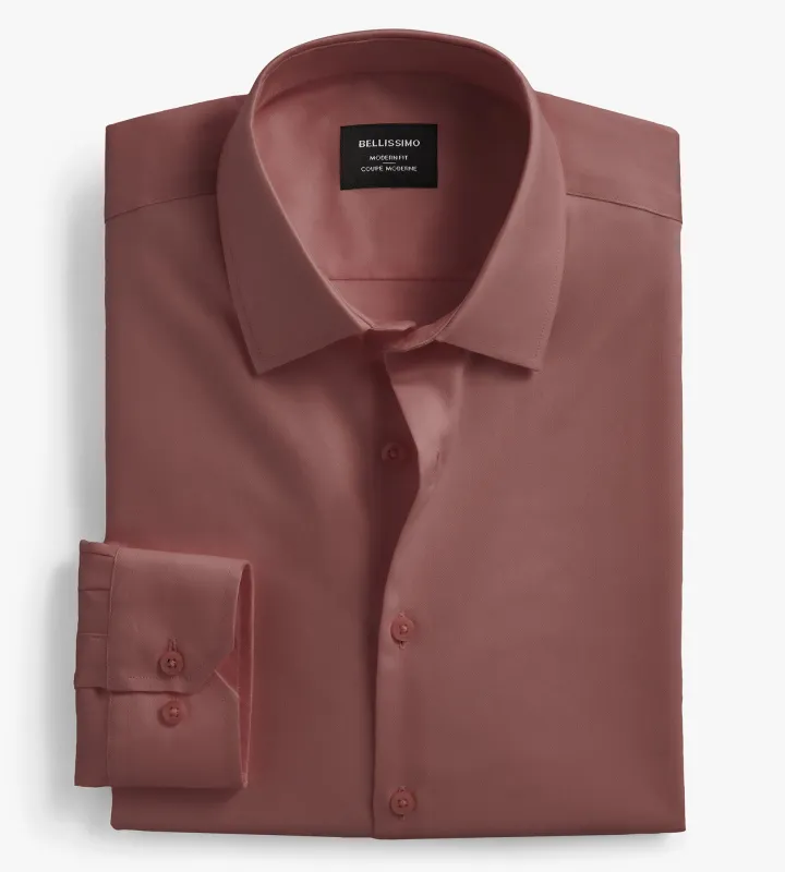 Modern Fit Non- Iron Sateen Dress Shirt sold by Tip Top