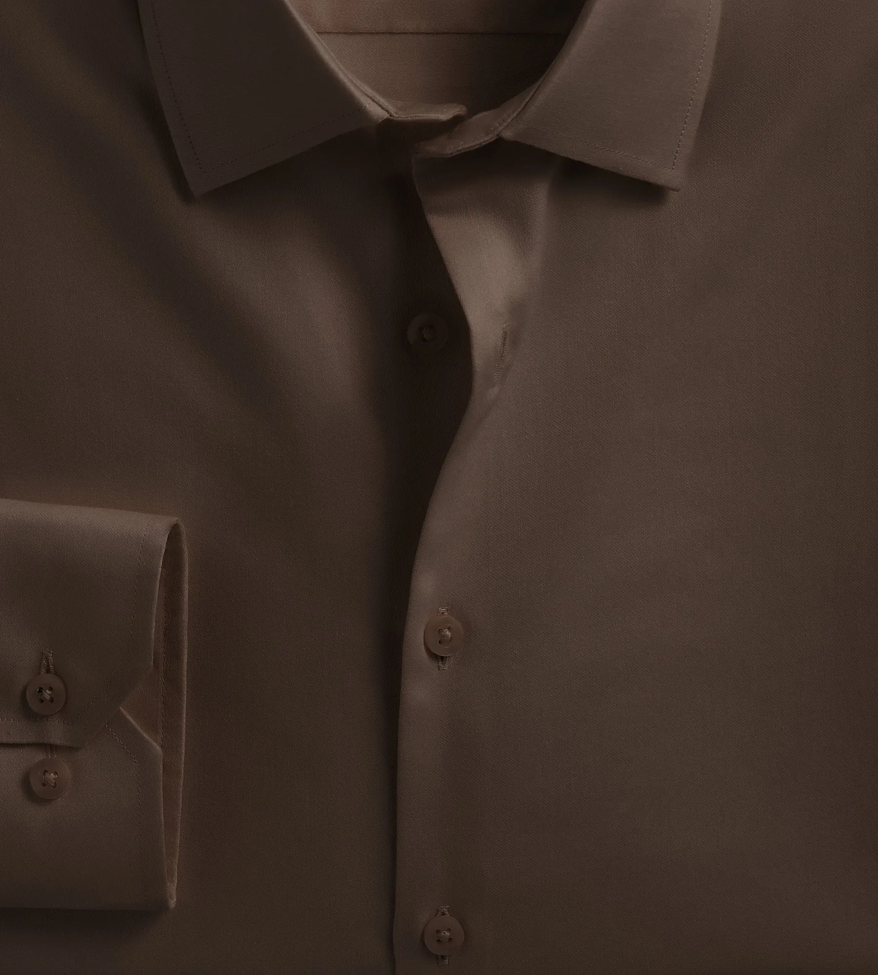 Modern Fit Non- Iron Sateen Dress Shirt sold by Tip Top product image thumbnail 2