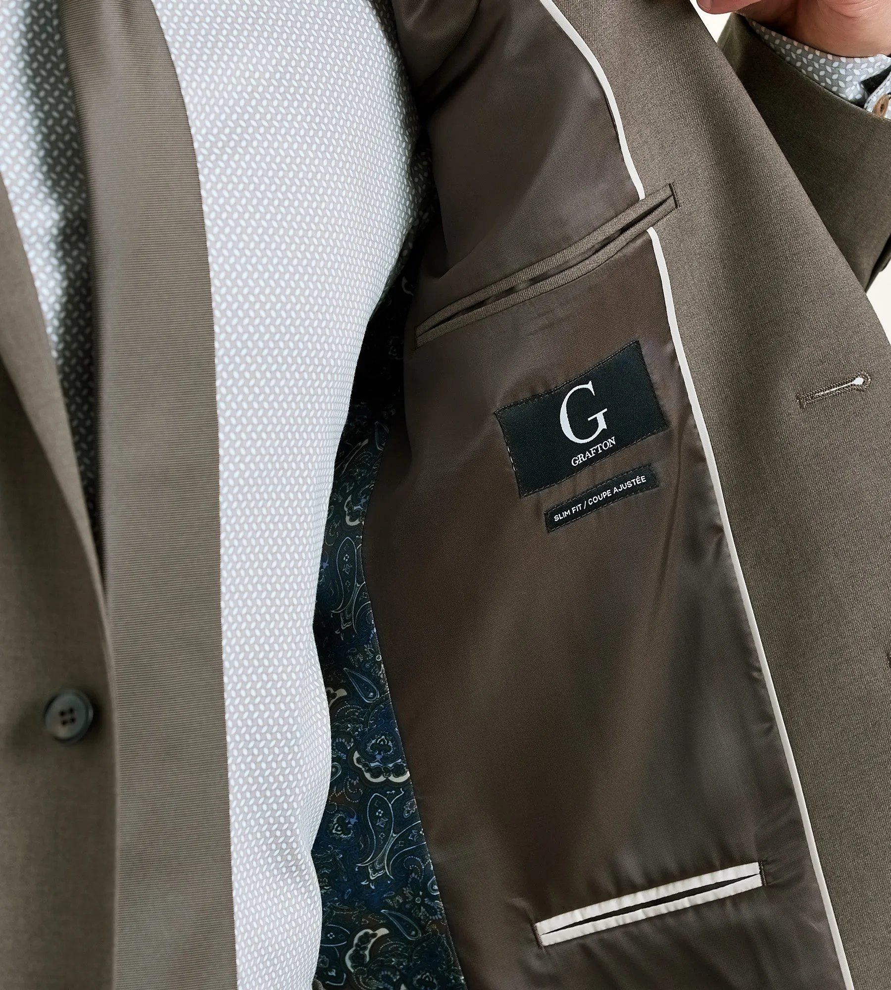 Slim Fit Suit Separate Jacket sold by Tip Top product image thumbnail 3