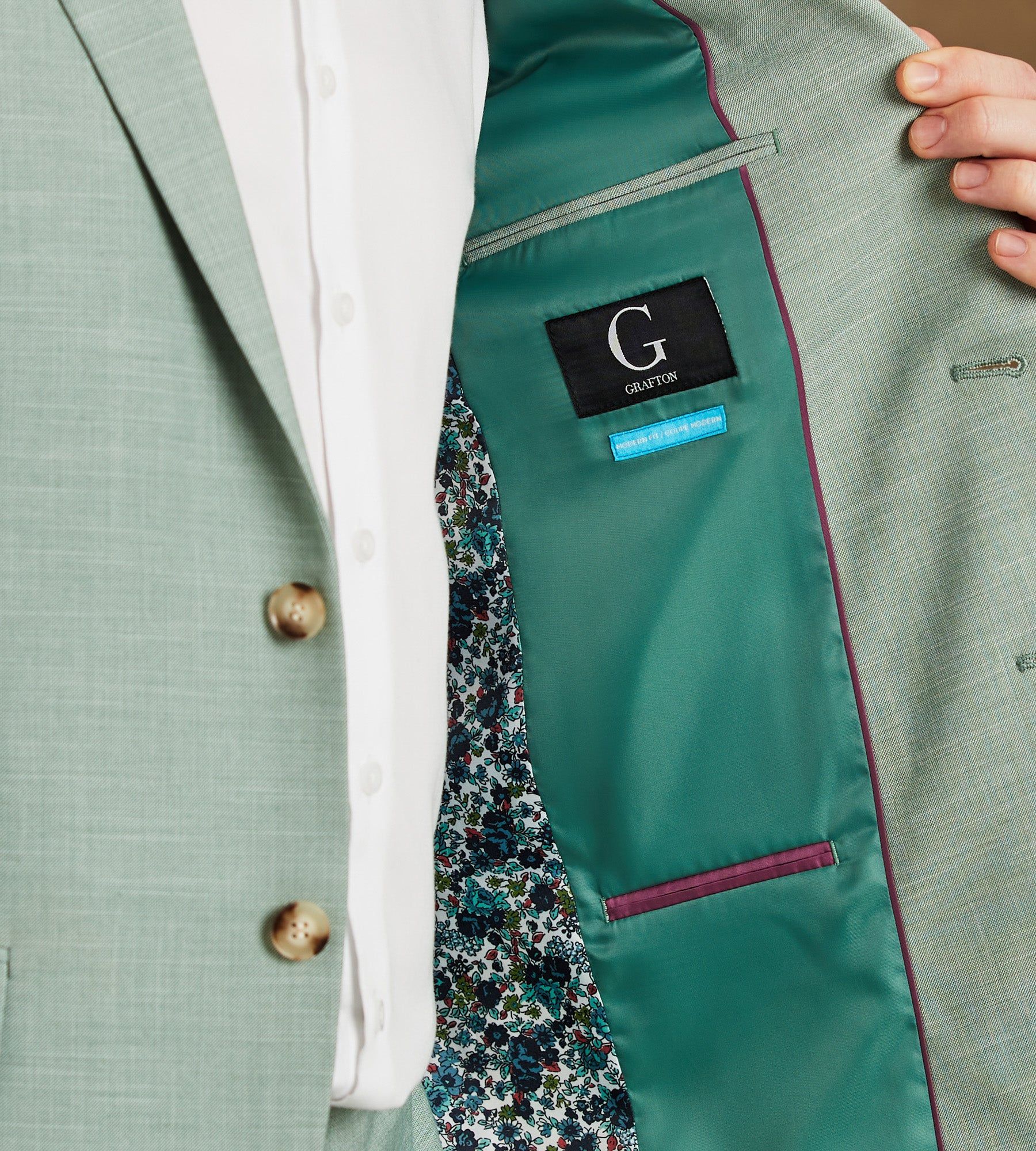 Modern Fit Suit Separate Jacket sold by Tip Top product image thumbnail 2