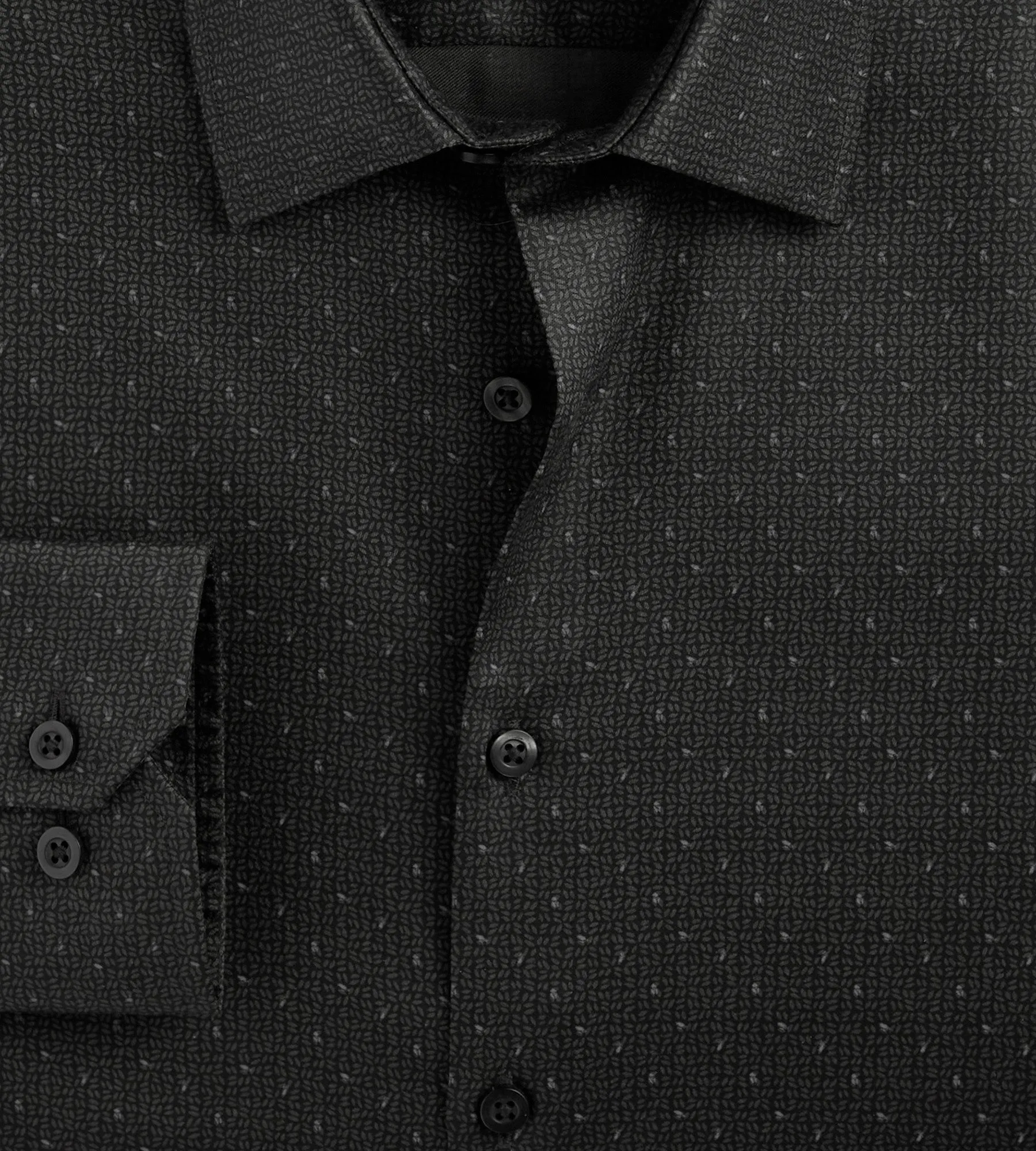 Modern Fit Non- Iron Printed Sateen Dress Shirt sold by Tip Top product image thumbnail 2