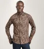 Long Sleeve 360 Stretch Printed Casual Shirt sold by Tip Top