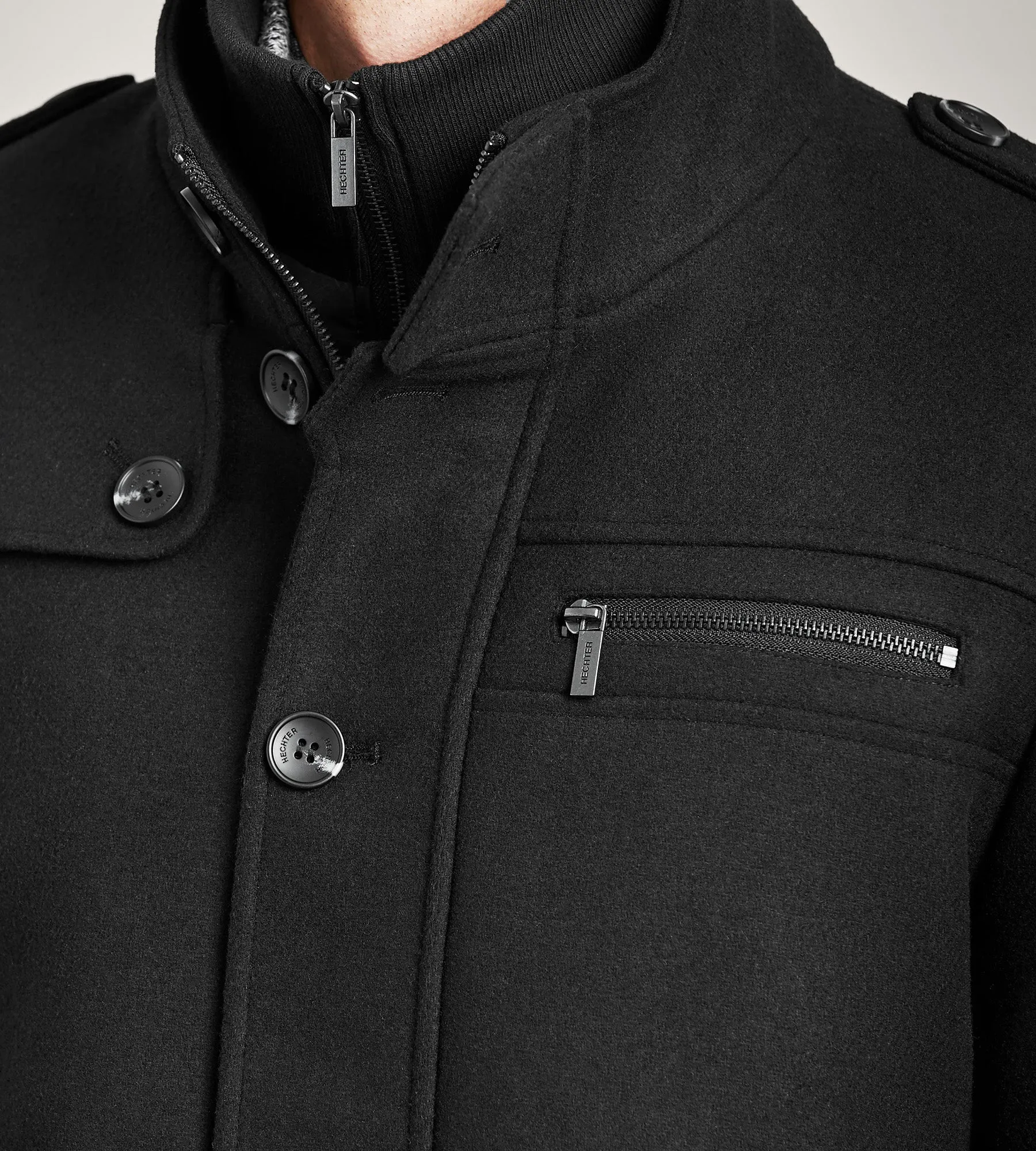 Modern Fit Mid-Length Field Coat with Bib sold by Tip Top product image thumbnail 2