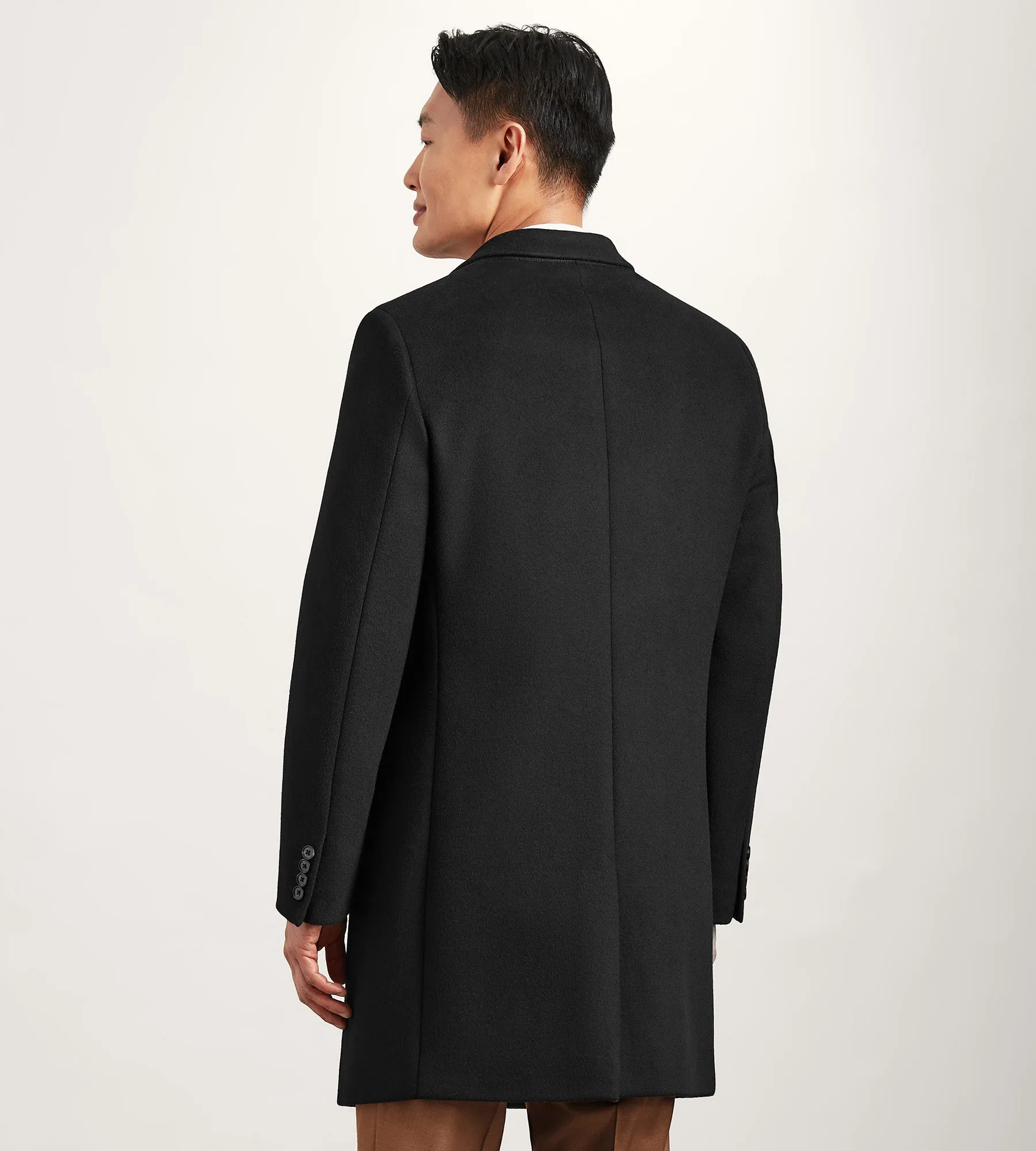 Modern Fit Water-Resistant Long Wool Coat sold by Tip Top product image thumbnail 4