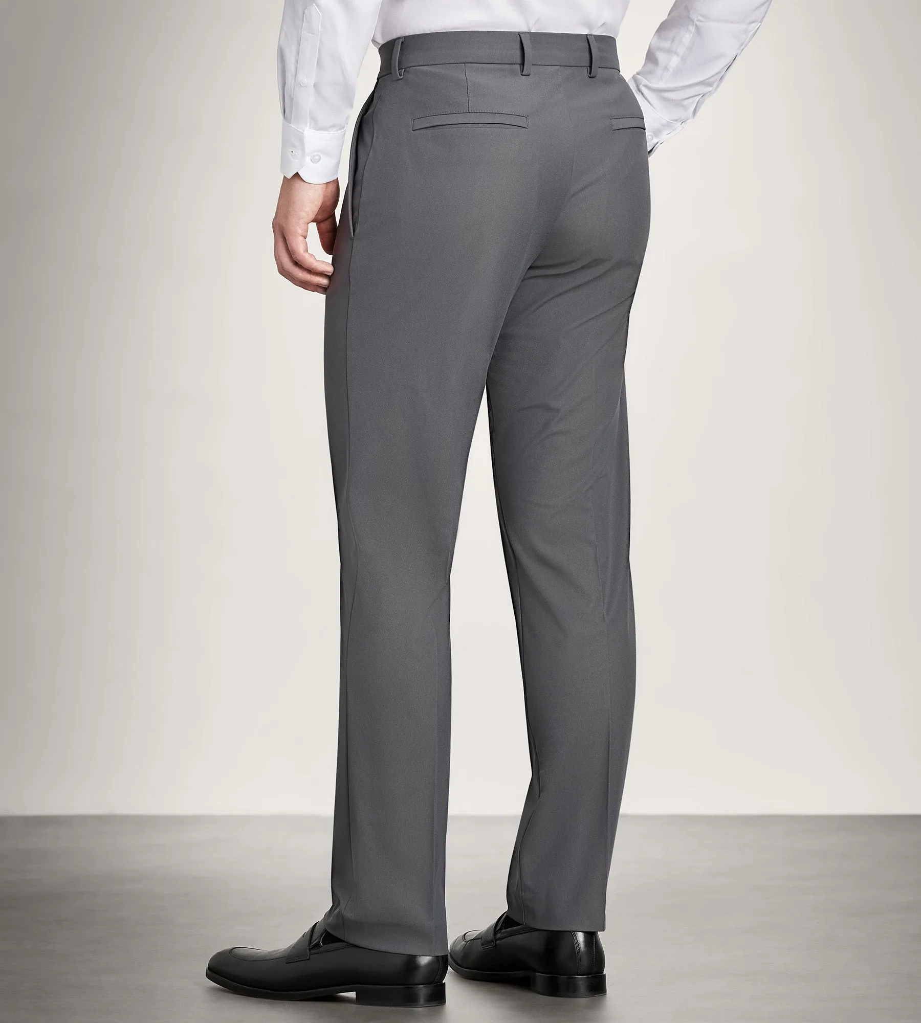 Stretch Flat Front Modern Fit Dress Pants sold by Tip Top product image thumbnail 3