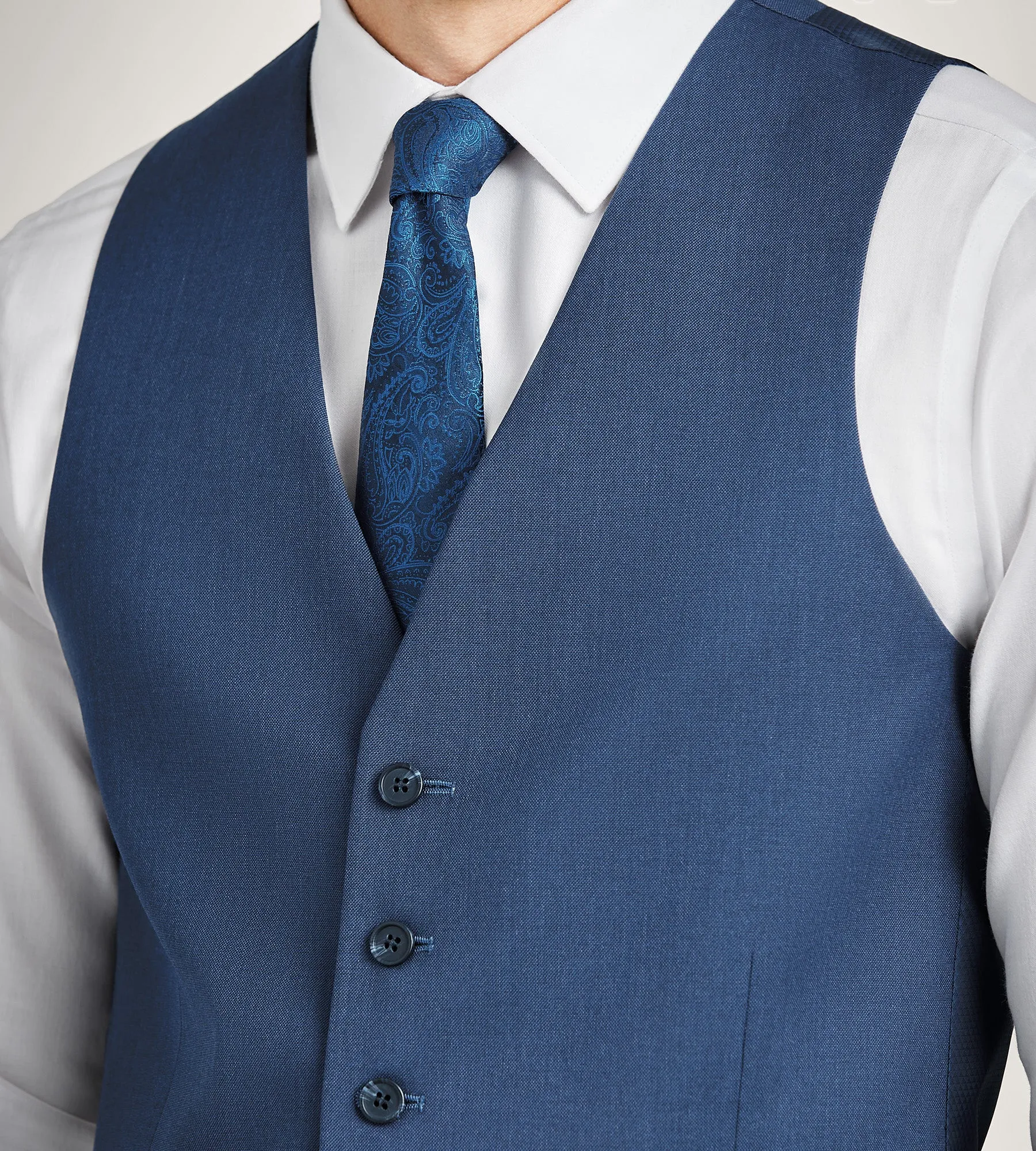 Indigo Solid Suit Vest sold by Tip Top product image thumbnail 2