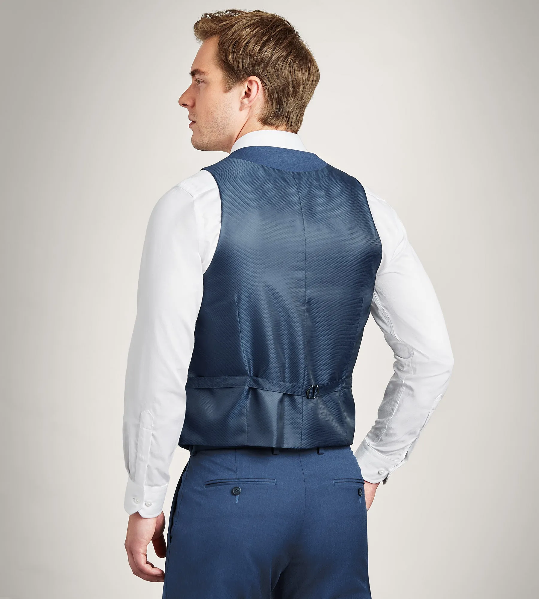 Indigo Solid Suit Vest sold by Tip Top product image thumbnail 3