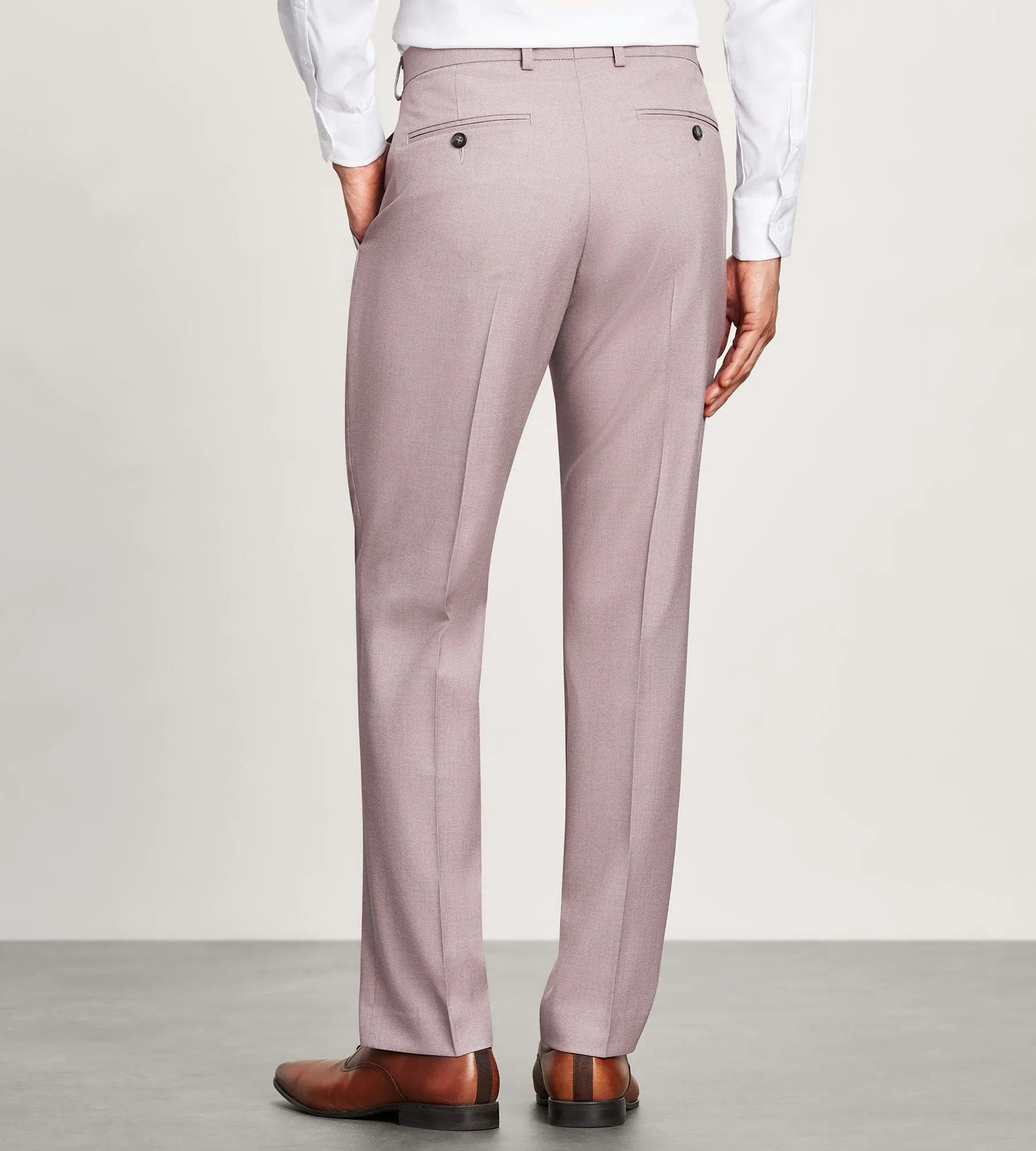 Slim Fit Purple Solid Suit Pants sold by Tip Top product image thumbnail 3