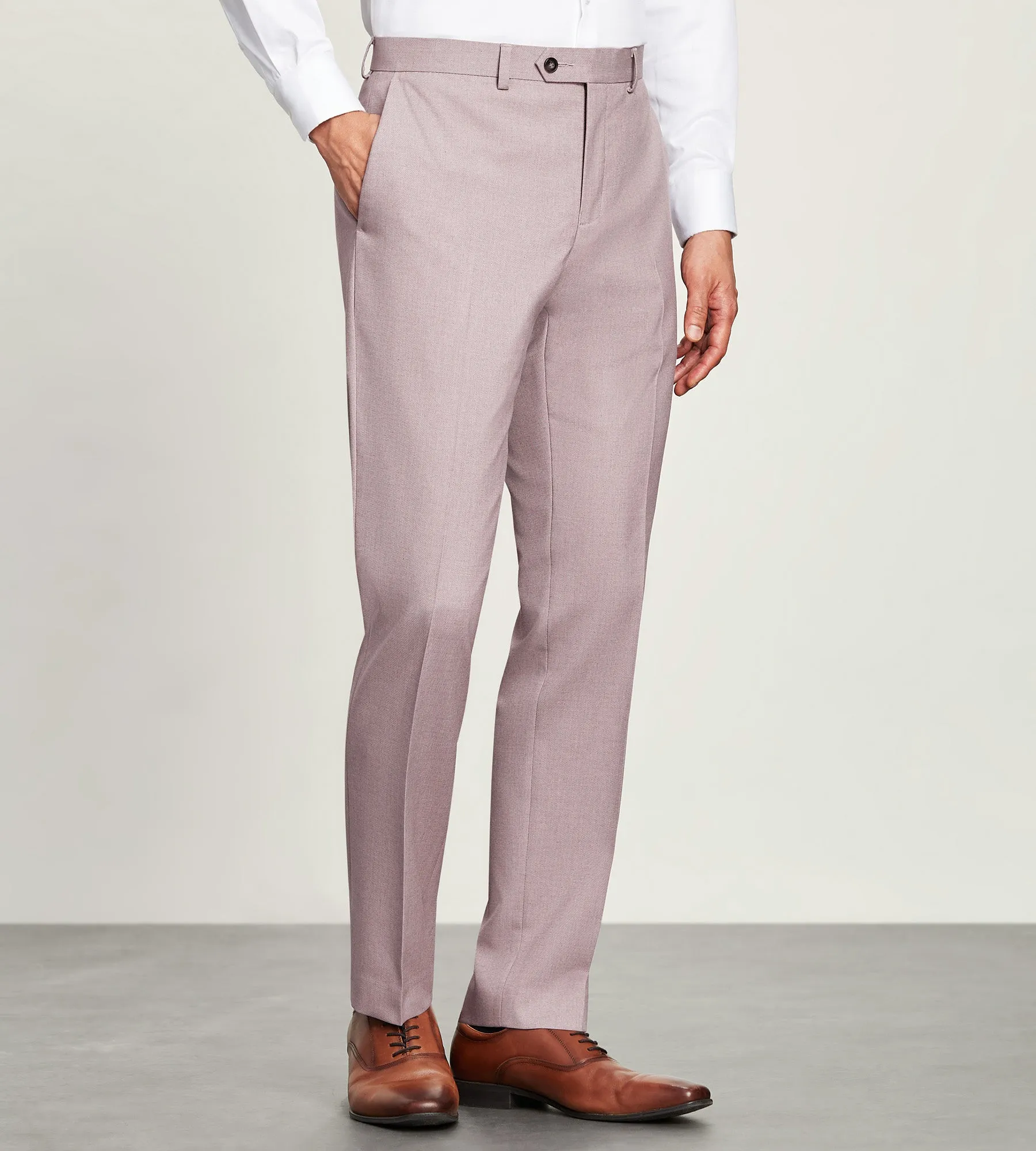 Slim Fit Purple Solid Suit Pants sold by Tip Top