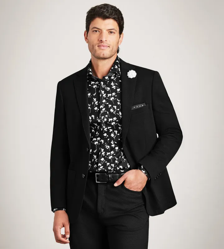 Modern Fit Knit Textured Sport Jacket sold by Tip Top