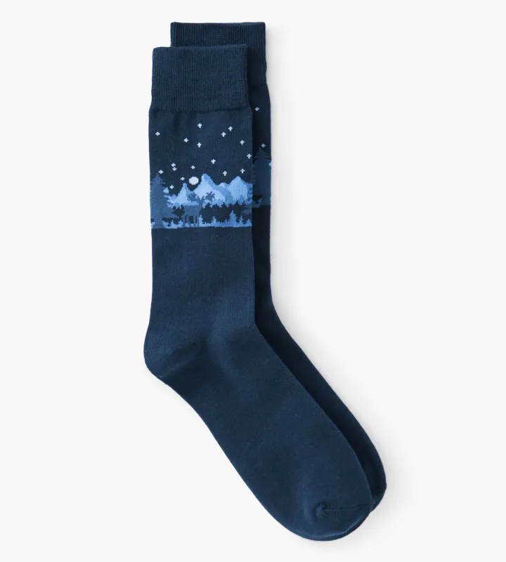Night Landscape Socks sold by Tip Top