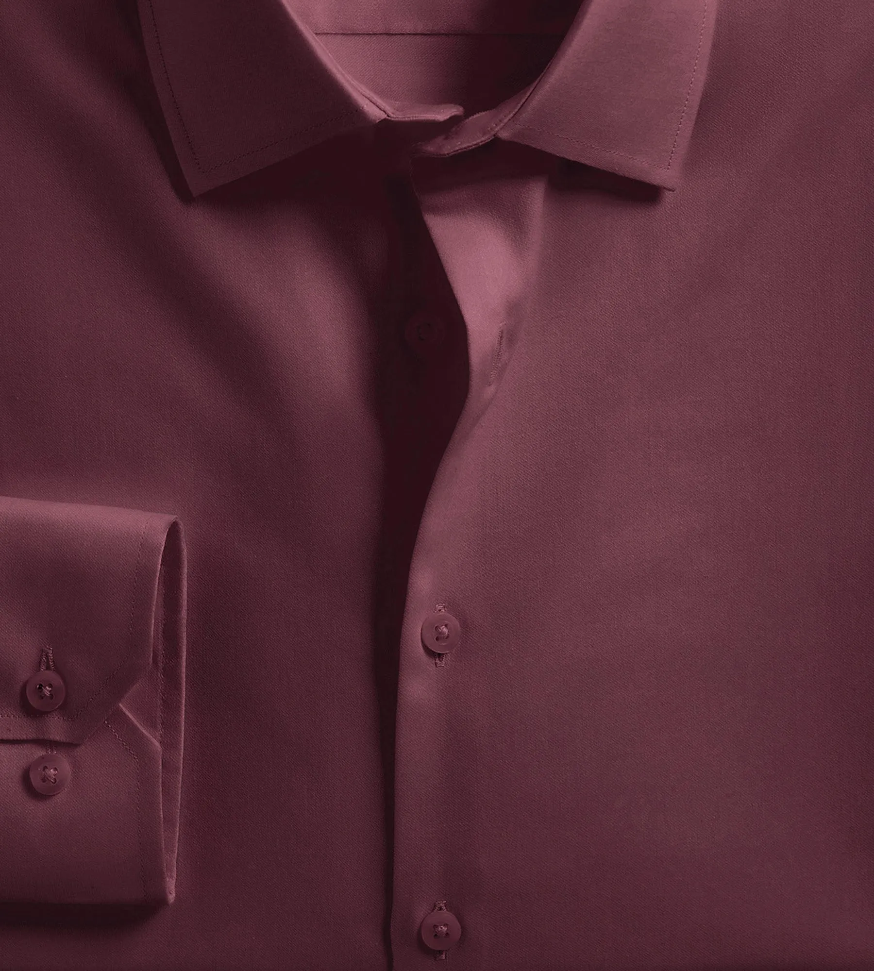 Slim Fit Non- Iron Sateen Dress Shirt sold by Tip Top product image thumbnail 2