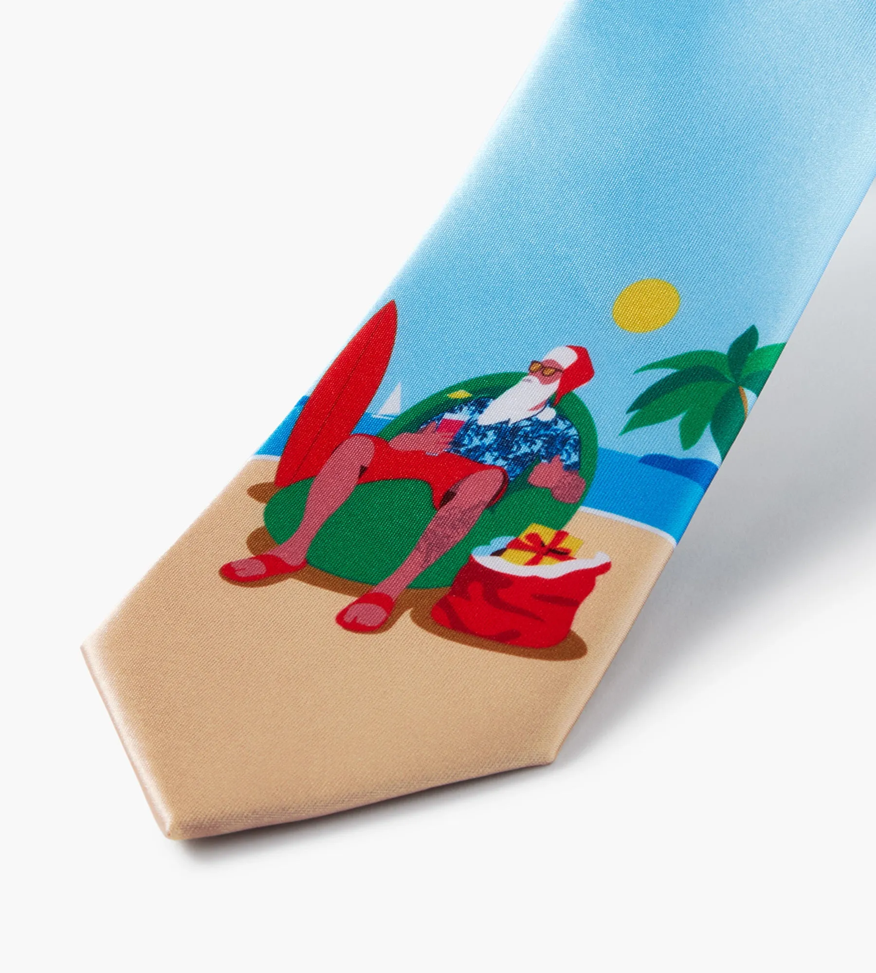 Surfer Santa Tie sold by Tip Top product image thumbnail 2