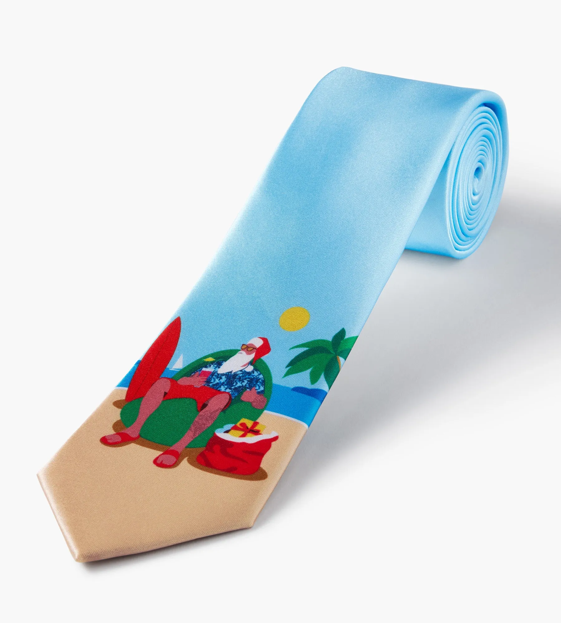Surfer Santa Tie sold by Tip Top