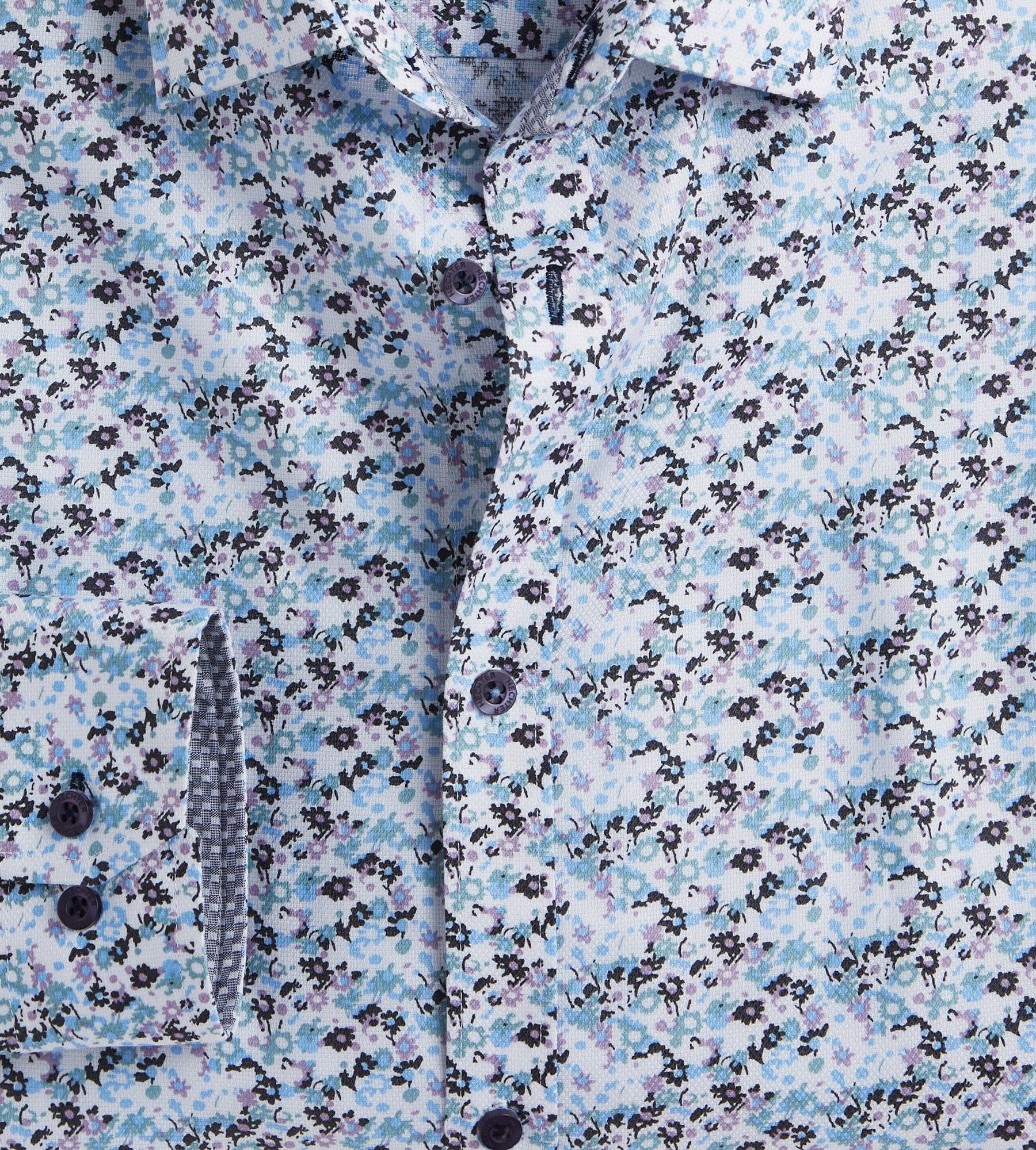 Slim Fit Stretch Non-Iron Floral Print Dress Shirt sold by Tip Top product image thumbnail 2