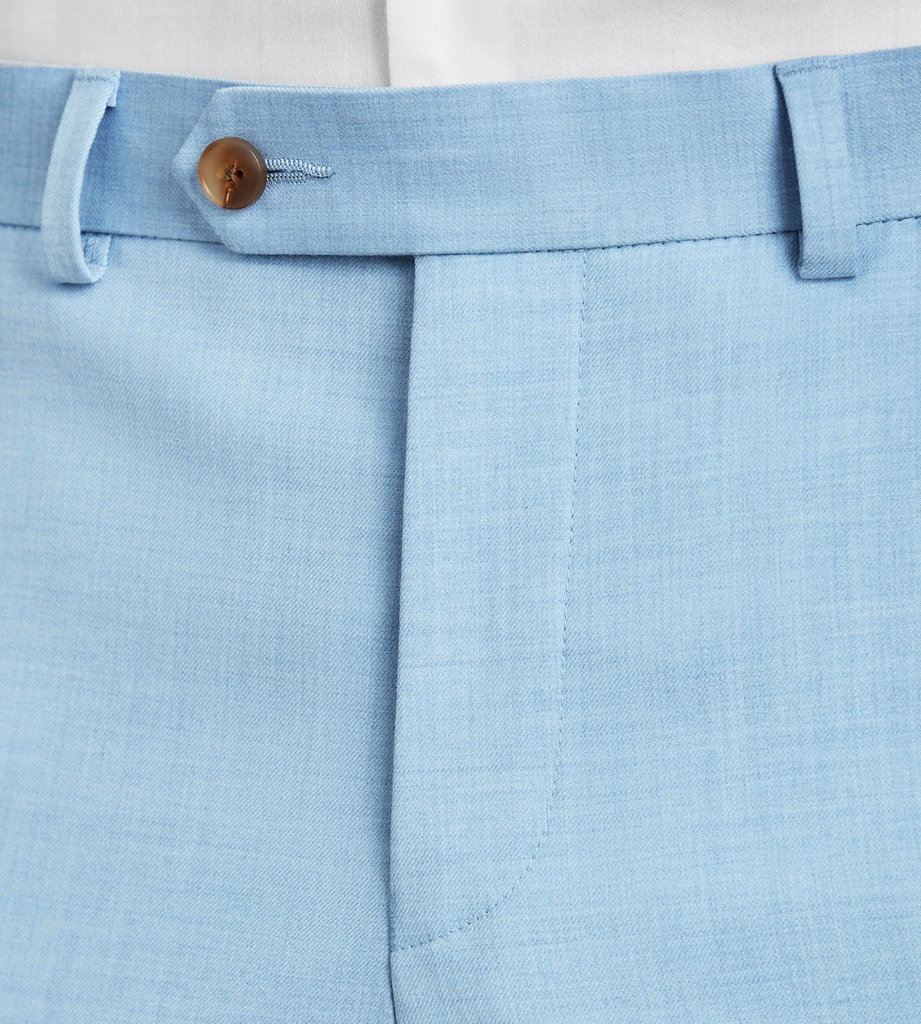 Slim Fit Light Blue Solid Suit Pants sold by Tip Top product image thumbnail 2